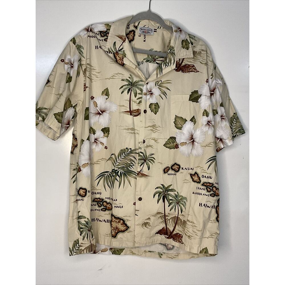 Pacific Legend Hawaiian Shirt Adult Size X-Large Islands, Vintage Mens